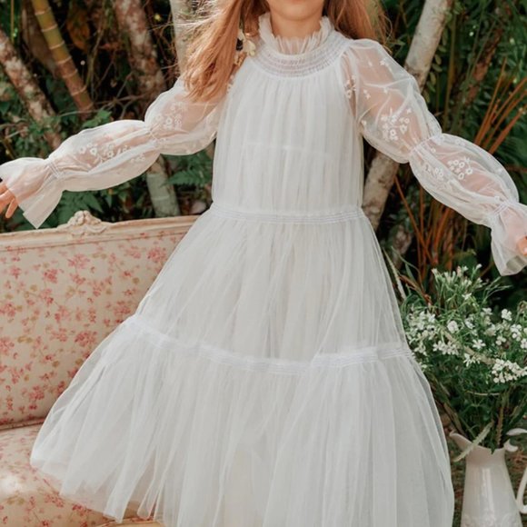 COPY - Nellystella Esther dress white size 10